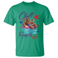Funny Bigfoot 4th Of July T Shirt Chill The Fourth Out