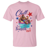 Funny Bigfoot 4th Of July T Shirt Chill The Fourth Out