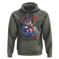 Funny Patriotic Persian Cat Hoodie Chill The Fourth Out