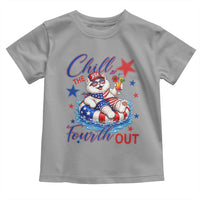 Funny Patriotic Persian Cat Toddler T Shirt Chill The Fourth Out