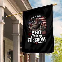 Bigfoot 250 Years Of Freedom Garden Flag Patriotic Sasquatch Lover