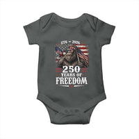 Bigfoot 250 Years Of Freedom Baby Onesie Patriotic Sasquatch Lover