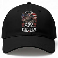 Bigfoot 250 Years Of Freedom Baseball Cap Patriotic Sasquatch Lover
