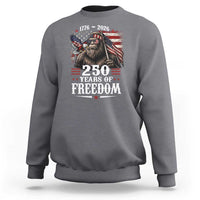Bigfoot 250 Years Of Freedom Sweatshirt Patriotic Sasquatch Lover