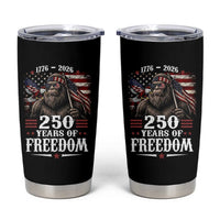 Bigfoot 250 Years Of Freedom Tumbler Cup Patriotic Sasquatch Lover