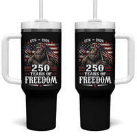Bigfoot 250 Years Of Freedom Tumbler With Handle Patriotic Sasquatch Lover