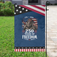 Bigfoot 250 Years Of Freedom Patriotic Garden Flag Patriotic Sasquatch Lover