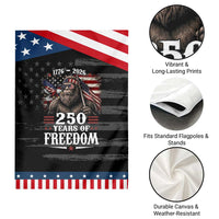 Bigfoot 250 Years Of Freedom Patriotic Garden Flag Patriotic Sasquatch Lover