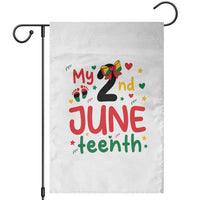 My Second Juneteenth Garden Flag African American Baby Freedom Day