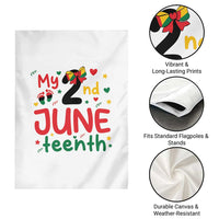 My Second Juneteenth Garden Flag African American Baby Freedom Day