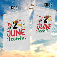 My Second Juneteenth Garden Flag African American Baby Freedom Day