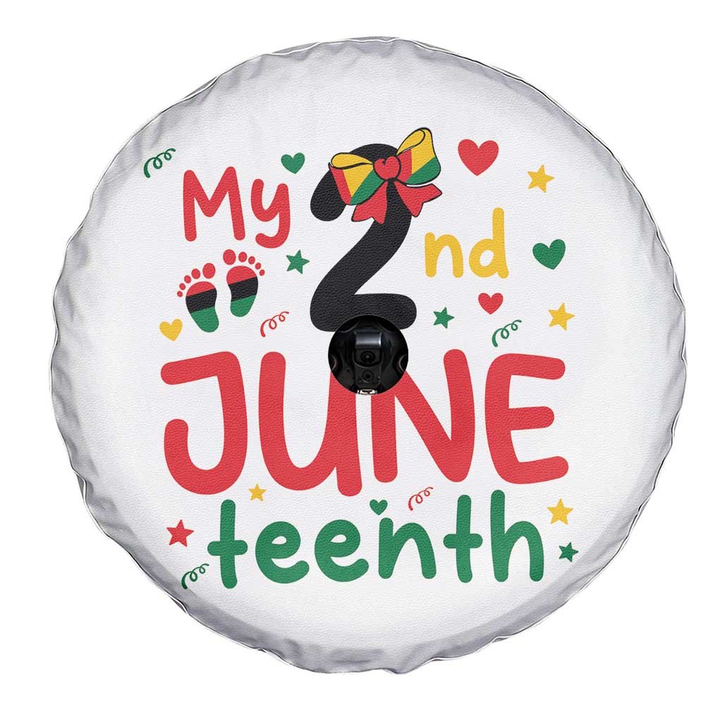My Second Juneteenth Spare Tire Cover African American Baby Freedom Day