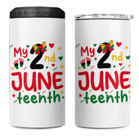 My Second Juneteenth 4 in 1 Can Cooler Tumbler African American Baby Freedom Day