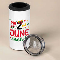 My Second Juneteenth 4 in 1 Can Cooler Tumbler African American Baby Freedom Day