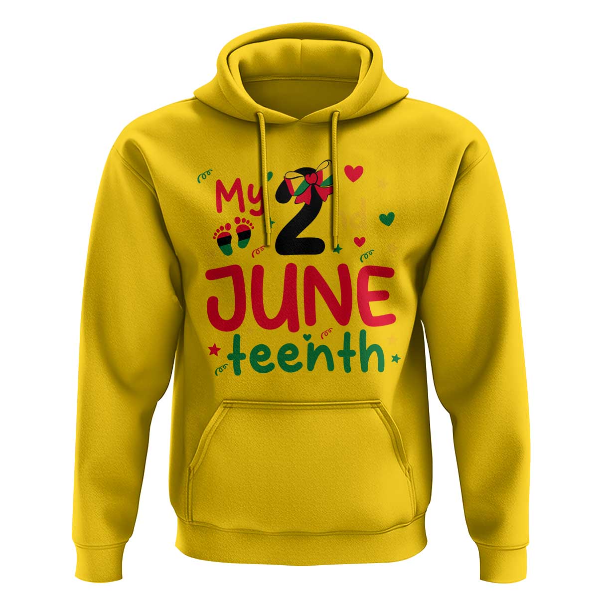 My Second Juneteenth Hoodie African American Baby Freedom Day
