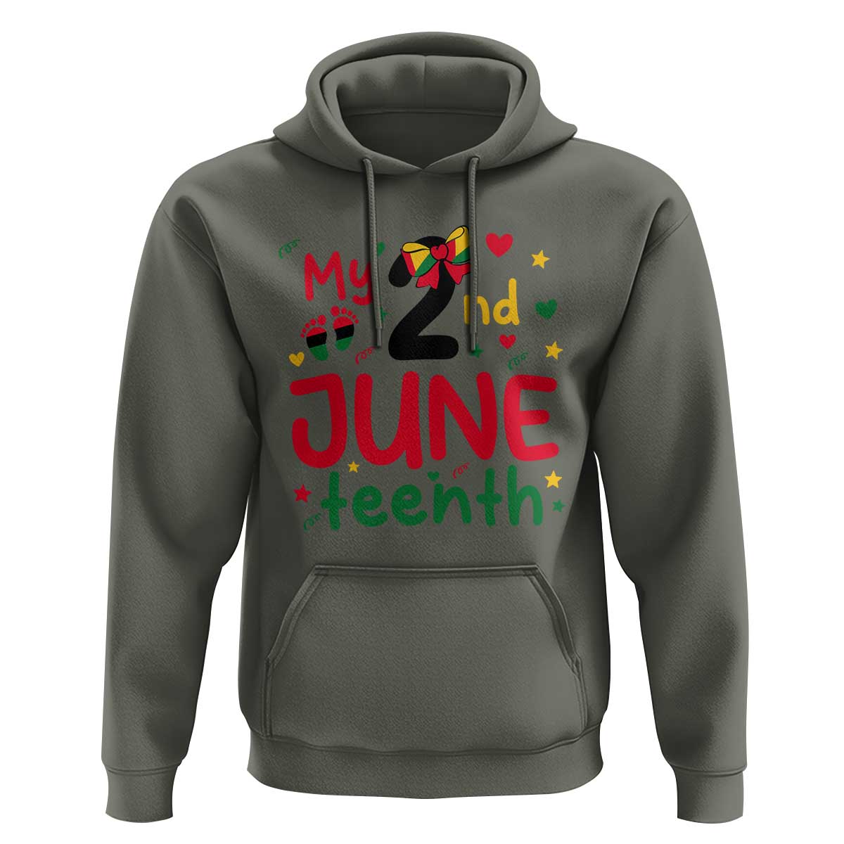 My Second Juneteenth Hoodie African American Baby Freedom Day