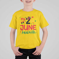 My Second Juneteenth T Shirt For Kid African American Baby Freedom Day