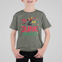 My Second Juneteenth T Shirt For Kid African American Baby Freedom Day