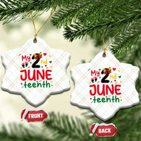 My Second Juneteenth Ceramic Ornament African American Baby Freedom Day