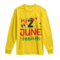My Second Juneteenth Long Sleeve Shirt African American Baby Freedom Day