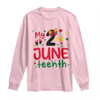 My Second Juneteenth Long Sleeve Shirt African American Baby Freedom Day