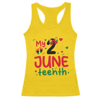 My Second Juneteenth Racerback Tank Top African American Baby Freedom Day