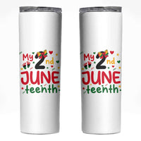 My Second Juneteenth Skinny Tumbler African American Baby Freedom Day