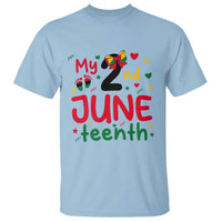 My Second Juneteenth T Shirt African American Baby Freedom Day