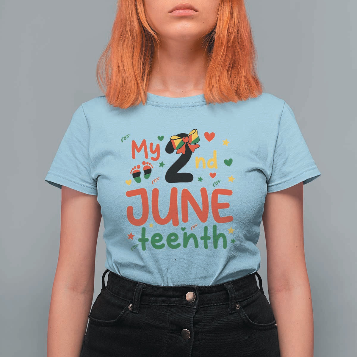 My Second Juneteenth T Shirt For Women African American Baby Freedom Day