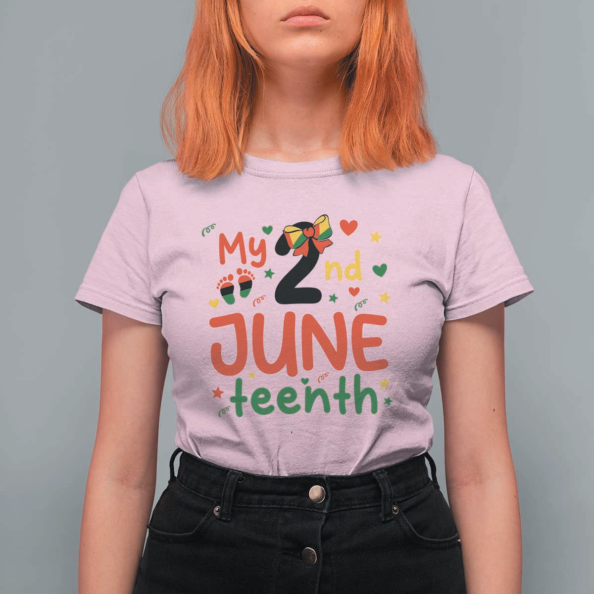 My Second Juneteenth T Shirt For Women African American Baby Freedom Day