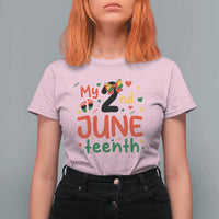 My Second Juneteenth T Shirt For Women African American Baby Freedom Day