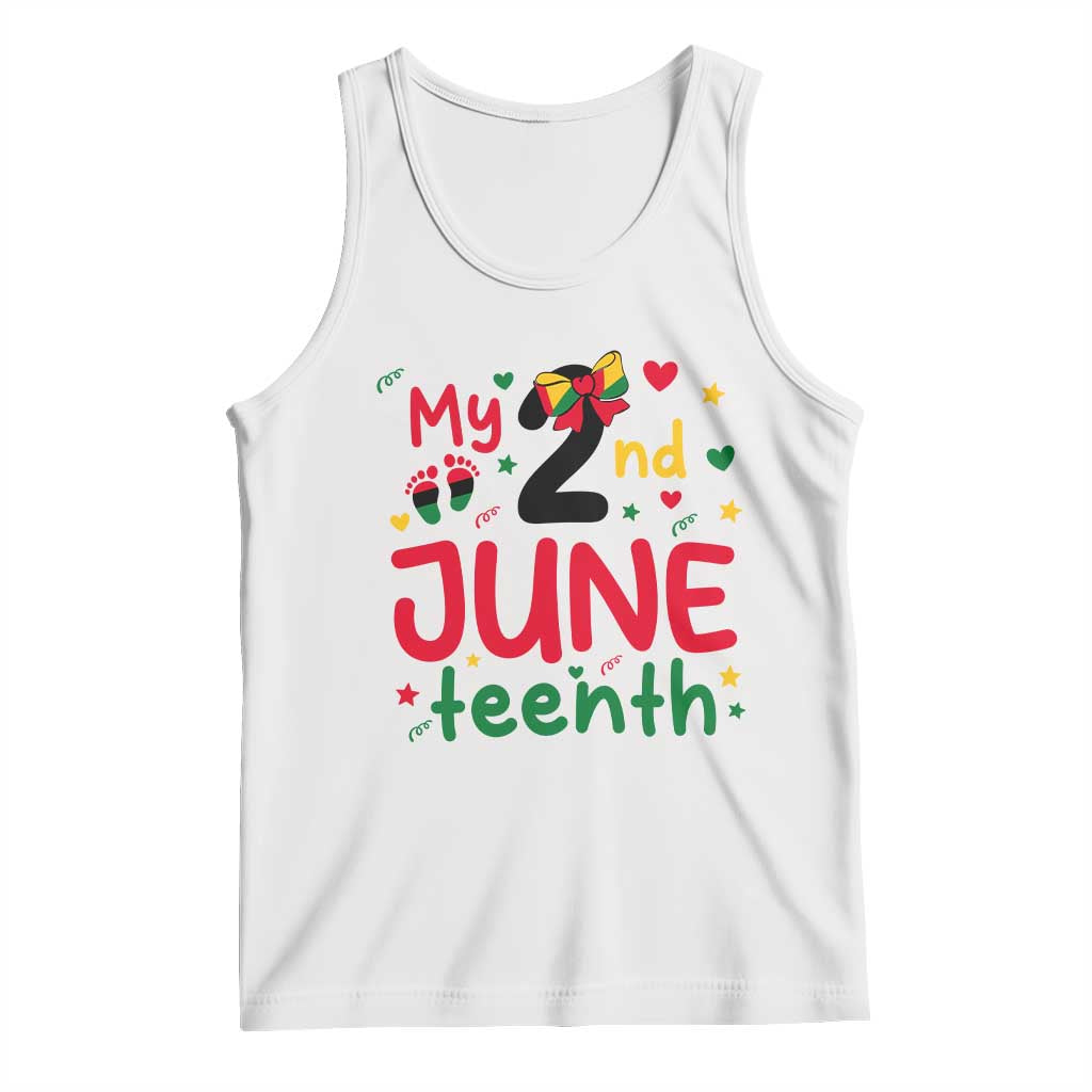 My Second Juneteenth Tank Top African American Baby Freedom Day