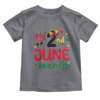 My Second Juneteenth Toddler T Shirt African American Baby Freedom Day