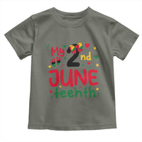 My Second Juneteenth Toddler T Shirt African American Baby Freedom Day