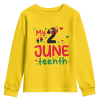 My Second Juneteenth Youth Sweatshirt African American Baby Freedom Day