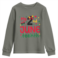 My Second Juneteenth Youth Sweatshirt African American Baby Freedom Day
