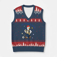 Funny Bosnia Goose Soccer Fan Gift V-Neck Knit Sweater Vest Off To Watch Fudbal