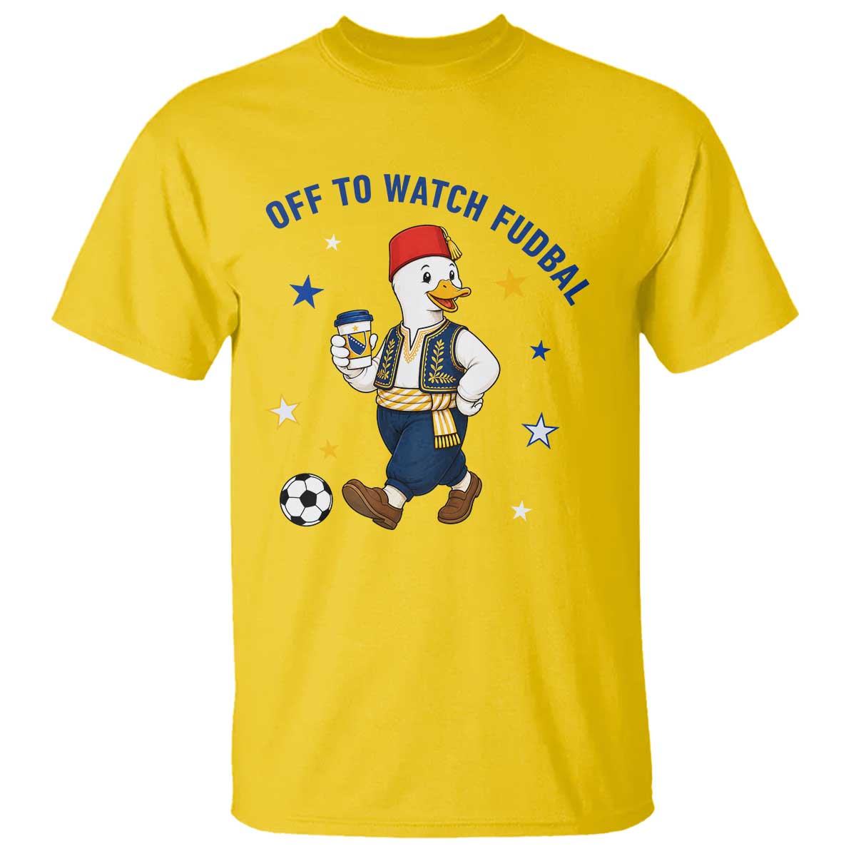 Funny Bosnia Goose Soccer Fan Gift T Shirt Off To Watch Fudbal