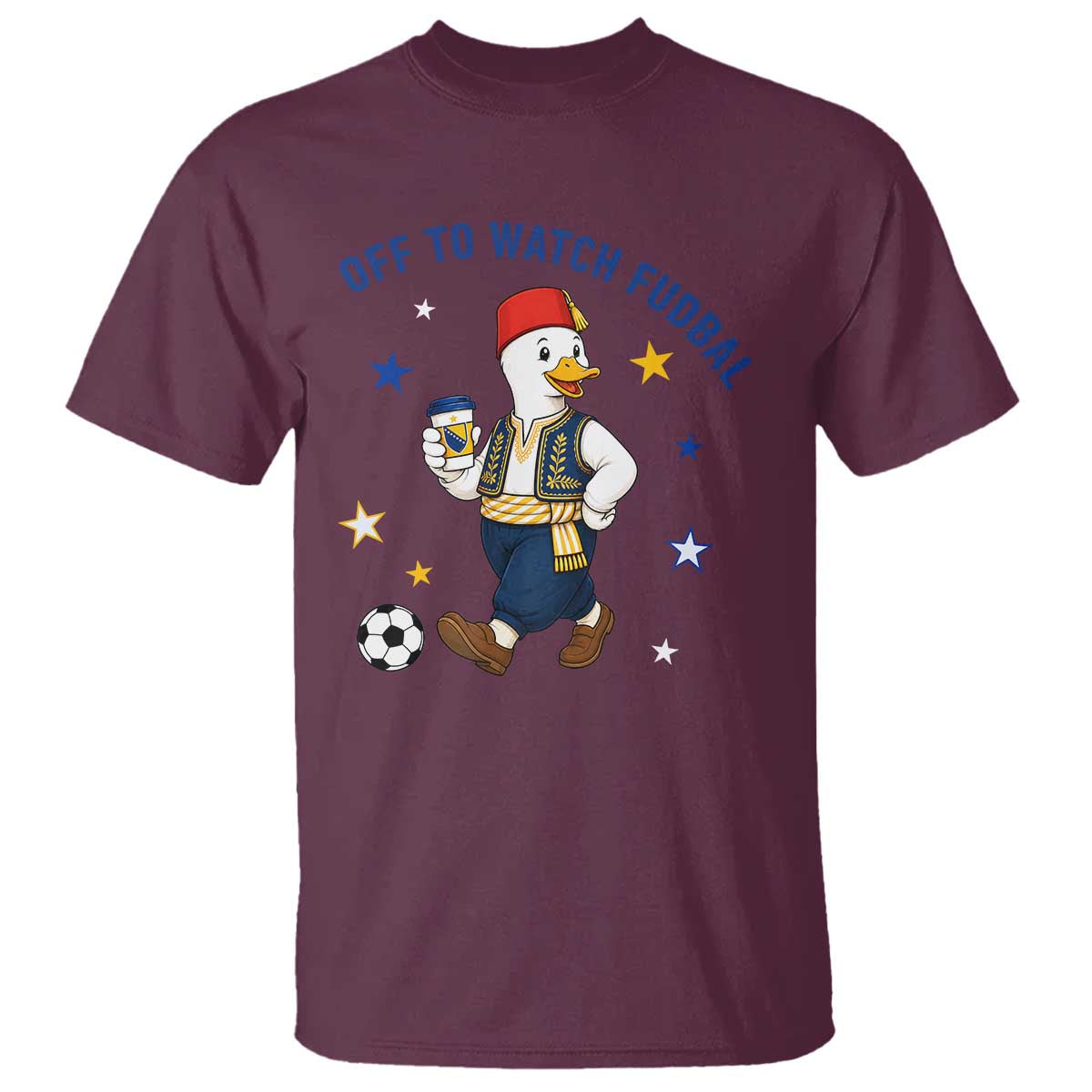 Funny Bosnia Goose Soccer Fan Gift T Shirt Off To Watch Fudbal