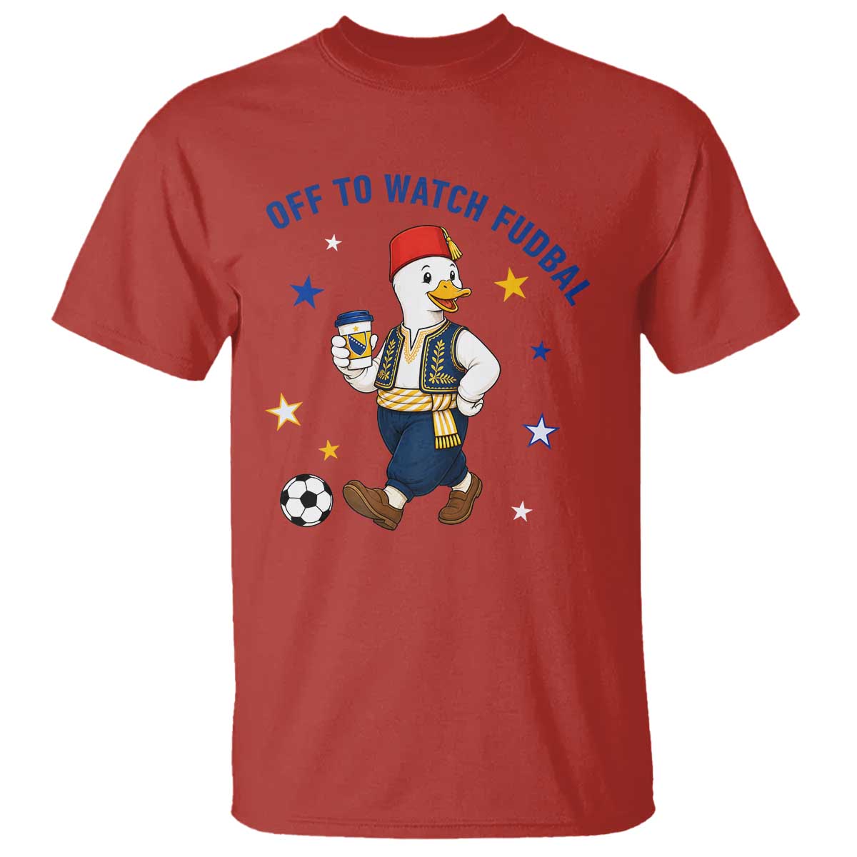Funny Bosnia Goose Soccer Fan Gift T Shirt Off To Watch Fudbal