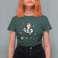 Funny Bosnia Goose Soccer Fan Gift T Shirt For Women Off To Watch Fudbal