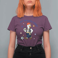 Funny Bosnia Goose Soccer Fan Gift T Shirt For Women Off To Watch Fudbal