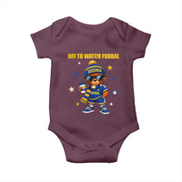 Funny Bosnia Teddy Bear Game Day Gift Baby Onesie Off To Watch Fudbal