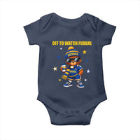 Funny Bosnia Teddy Bear Game Day Gift Baby Onesie Off To Watch Fudbal
