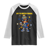 Funny Bosnia Teddy Bear Game Day Gift Raglan Shirt Off To Watch Fudbal