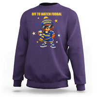 Funny Bosnia Teddy Bear Game Day Gift Sweatshirt Off To Watch Fudbal
