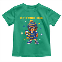 Funny Bosnia Teddy Bear Game Day Gift Toddler T Shirt Off To Watch Fudbal
