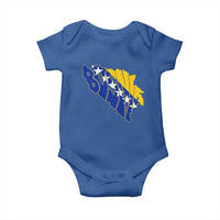 Bosnia And Herzegovina Word Art Map Baby Onesie Bosnian Pride Gift