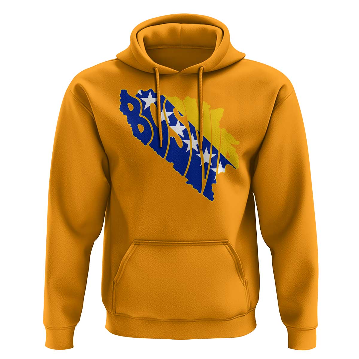 Bosnia And Herzegovina Word Art Map Hoodie Bosnian Pride Gift