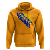 Bosnia And Herzegovina Word Art Map Hoodie Bosnian Pride Gift